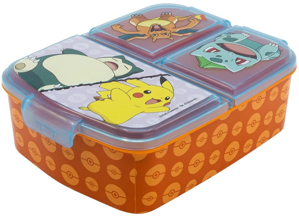 Multibox na desiatu Pokémon s 3 priehradkami