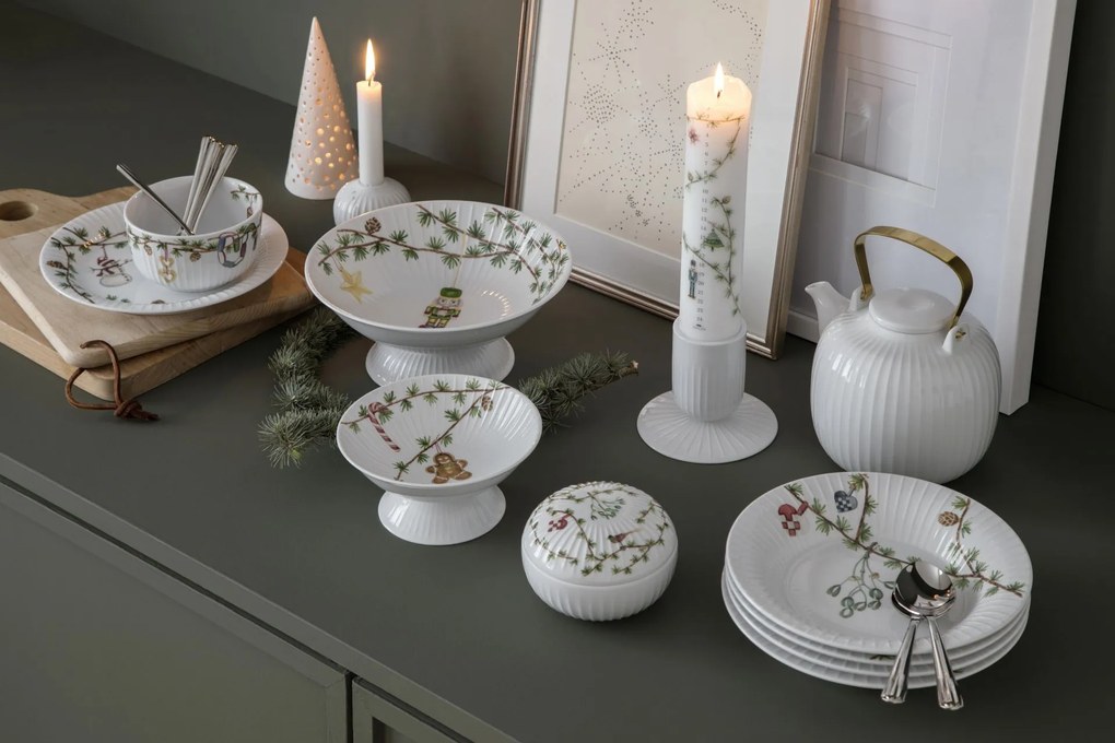 KÄHLER Porcelánová dózička Hammershøi Christmas