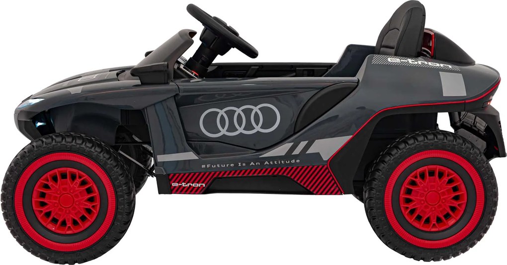 Ramiz Vozidlo Audi RSQ E-TRON sivé