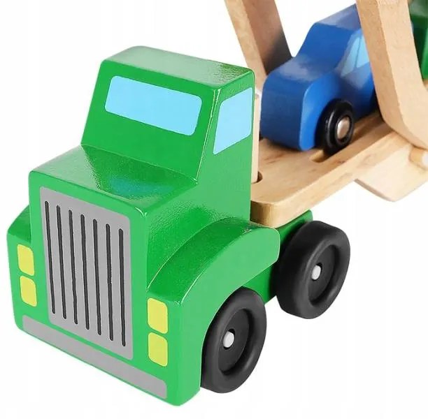 Kruzzel 9353 Ťahač s návesom na prepravu áut 32 cm