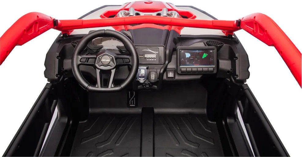 LEAN CARS Elektrické autíčko Maverick CAN-AM Turbo RS STRONG AIR červené