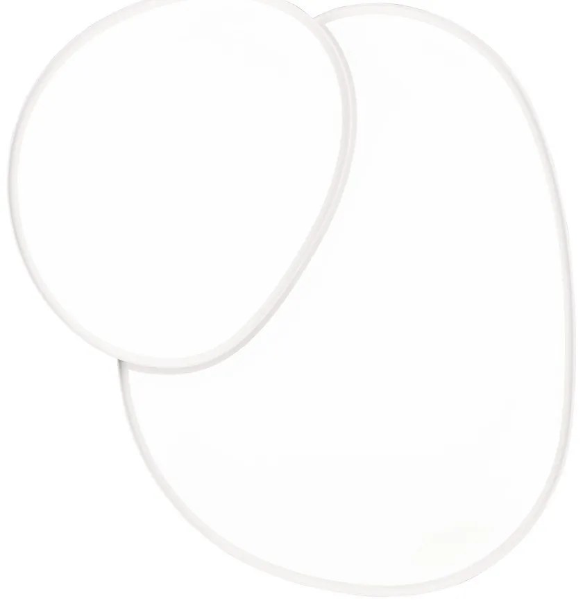 Biele LED stropné svietidlo 63.5x77 cm Rise – Trio