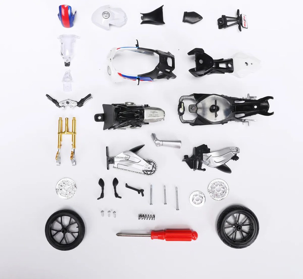 Maisto – Stavebnica – Motocykel BMW S1000 RR, 1:12