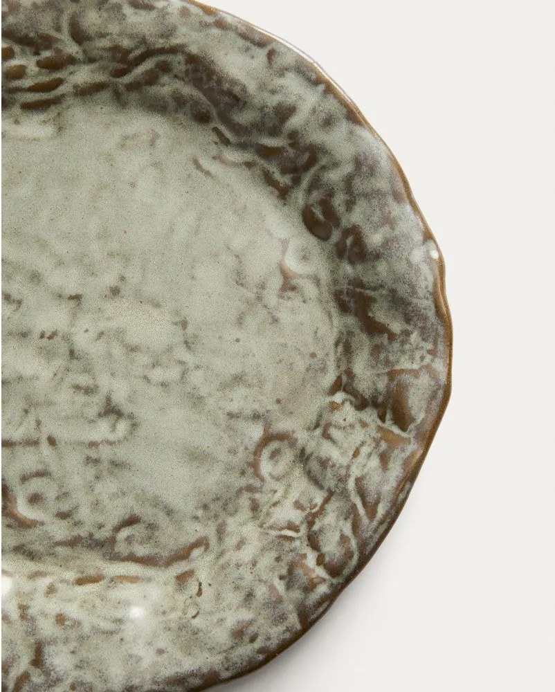 Sivý dezertný keramický tanier ø 21 cm Alenia – Kave Home