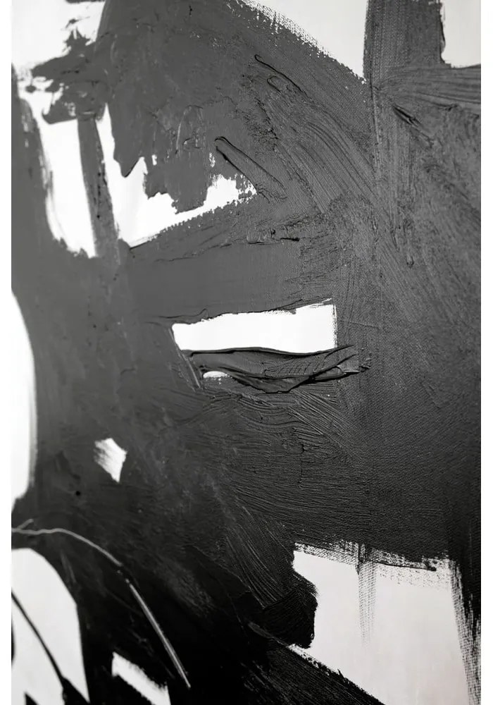 Ručne maľovaný obraz 100x100 cm Playblack 1 – Malerifabrikken