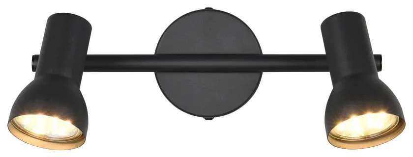 Čierne bodové svietidlo ø 8 cm Cantar – Reality