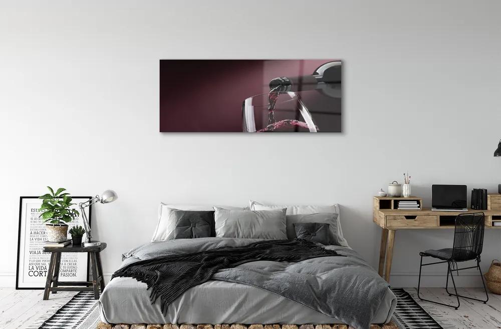 Obraz plexi Maroon biele víno 120x60 cm