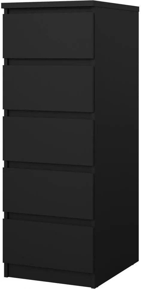 Komoda Simplicitous 233 40 cm čierny mat