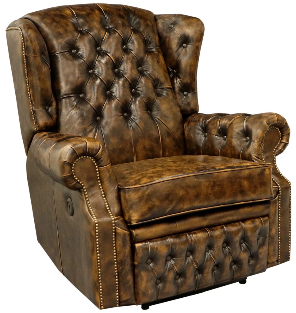 furniture-nabytek.cz - Elektrické polohovací křeslo Chesterfield