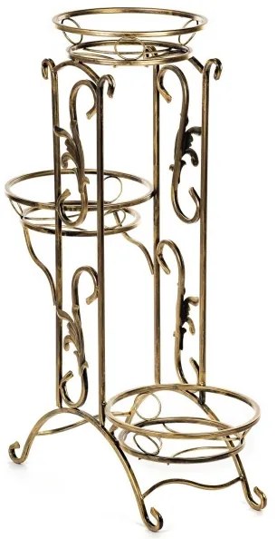 Stojan na kvety 90x65 cm zlatá