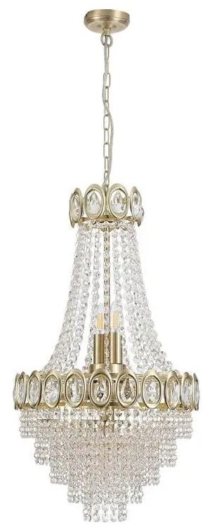 Searchlight 1611-6SB - Luster na reťazi LOUIS PHILLIPE 6xE14/60W/230V