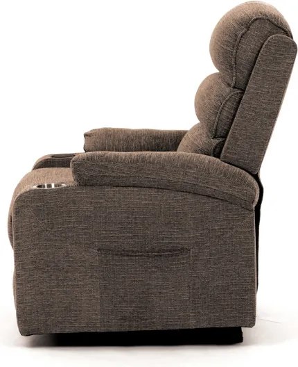 Polohovacie kreslo béžové, elektrické TV-S8348 CRM2