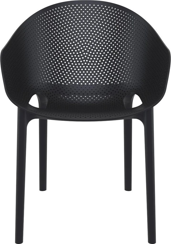 SKY PRO záhradná stolička black