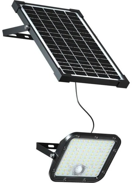 LED solárny reflektor so senzorom LED/30W/6,4V 4000K