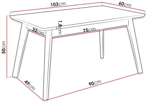 Konferenčný stolík Biano 13x6 (čierna). Vlastná spoľahlivá doprava až k Vám domov. 1121906