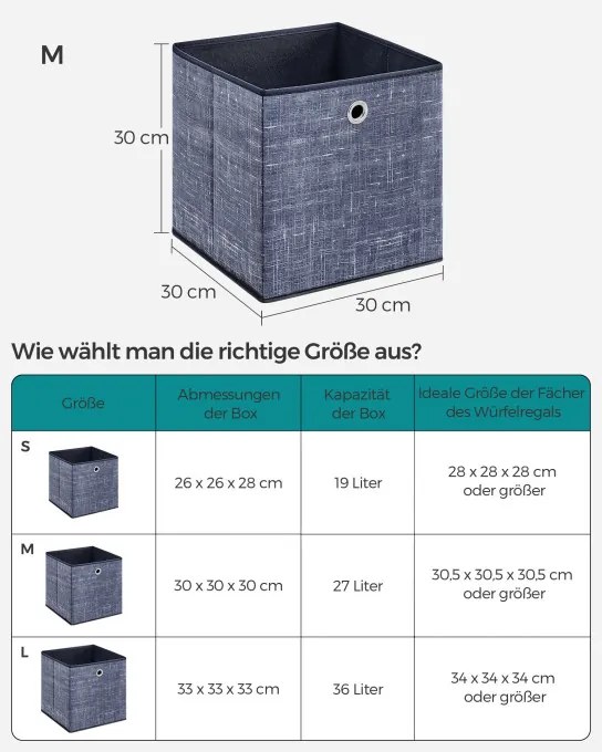Set stohovateľných boxov RFB006I01 6 ks