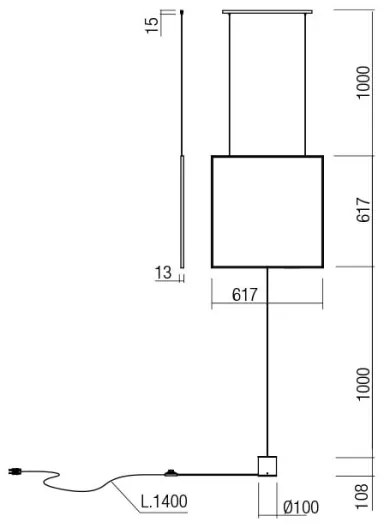 Redo 01-2134 - LED Stojacia lampa SLICK LED/28W/230V čierna