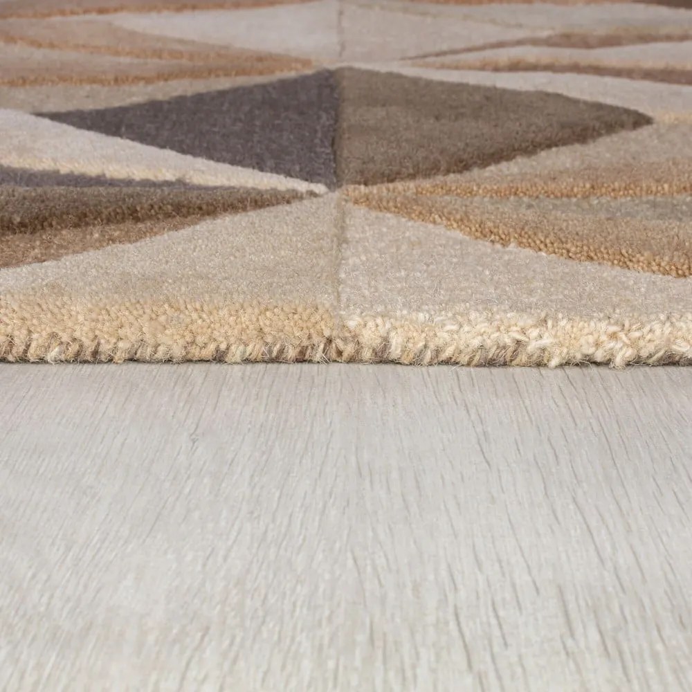 Béžový vlnený koberec 120x170 cm Reverie – Flair Rugs