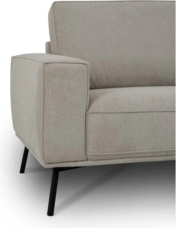 Sivobéžová ženilková rohová pohovka (pravý roh/do L) Amsterdam – Scandic