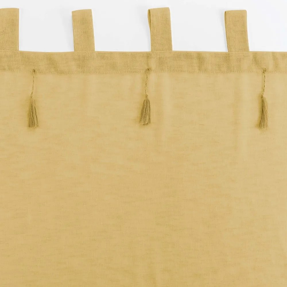 Žltá záclona 140x240 cm Dalila – douceur d'intérieur
