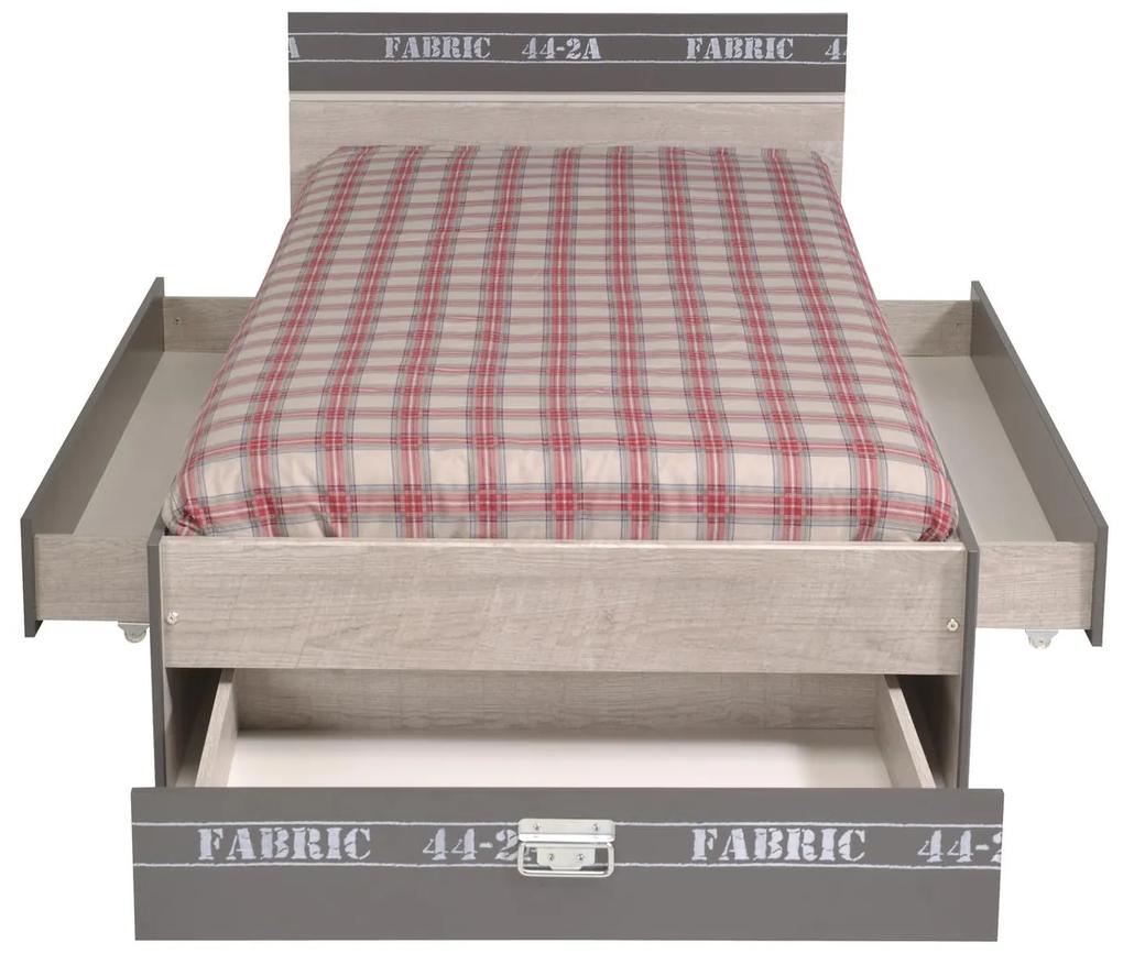 Detská posteľ v cene s tromi šuplíkmi Fabric