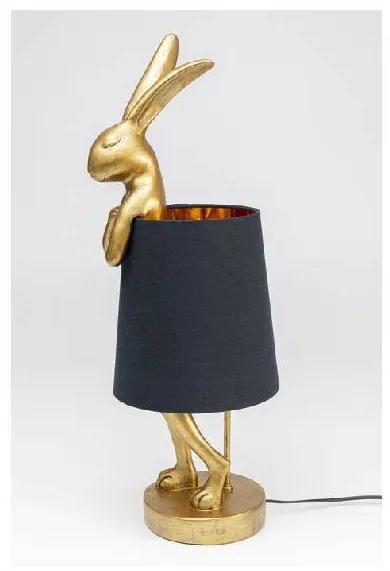 Animal Rabbit stolná lampa zlato-čierna