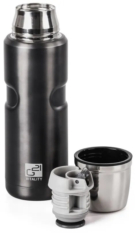 Termofľaša G21 na pitie, 500 ml, oceľovo šedá 60022403