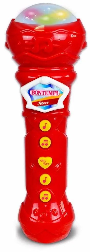 Bontempi Bontempi Detský karaoke mikrofón - svetelné efekty, 25 melodii, rôzne zvuky 412010