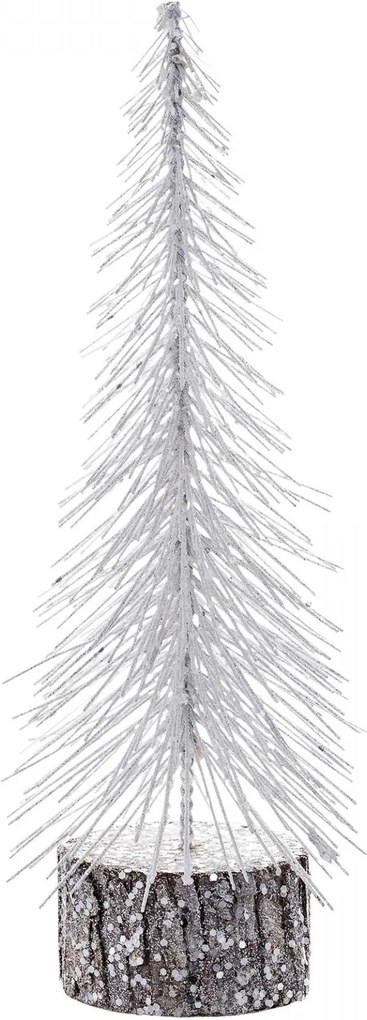 Bloomingville Dekoratívny stromček Glitter White