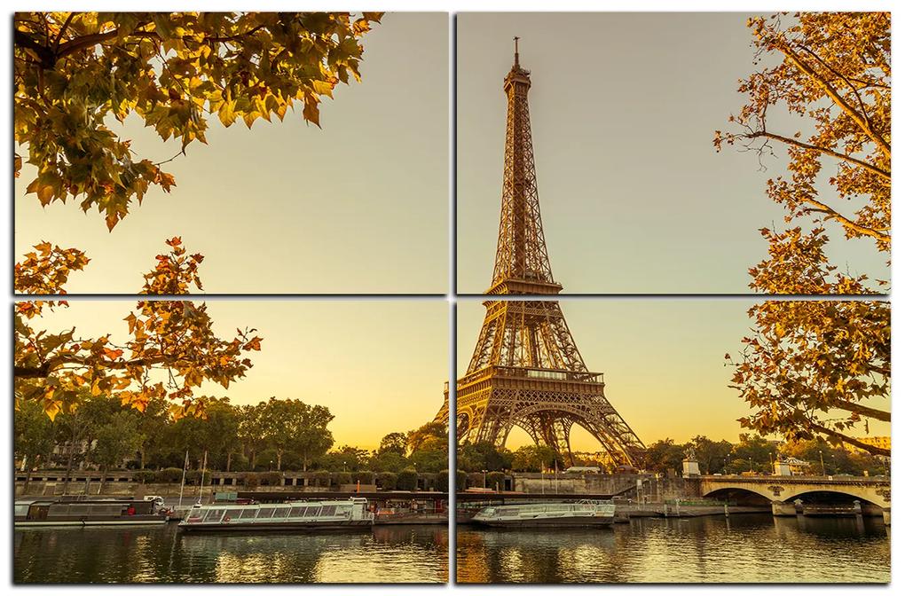 Obraz na plátne - Eiffel Tower 1110D (90x60 cm)