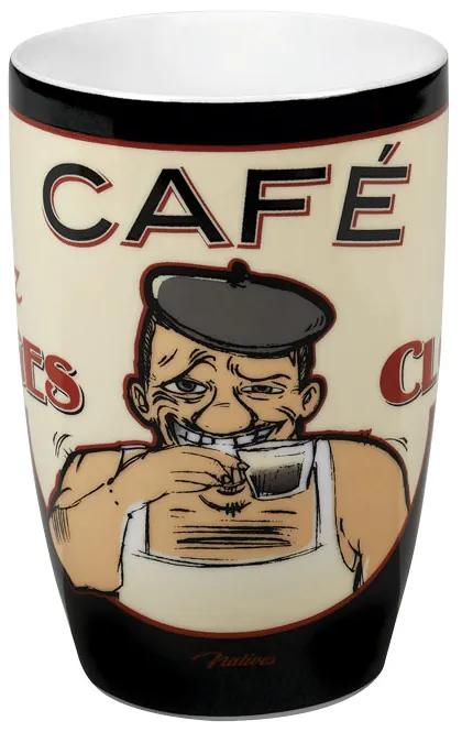 Šálka káva čaj XL "Georges Clounet" 8,5x13 cm - 450ml, porcelán