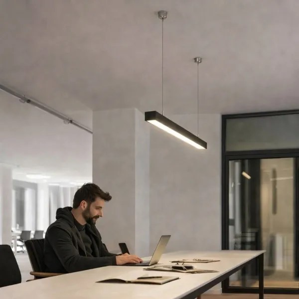 BRILAGI - LED závesné svietidlo FULLDAY LED/10/15/20W/230V 2700/4000/6000K 60cm čierna