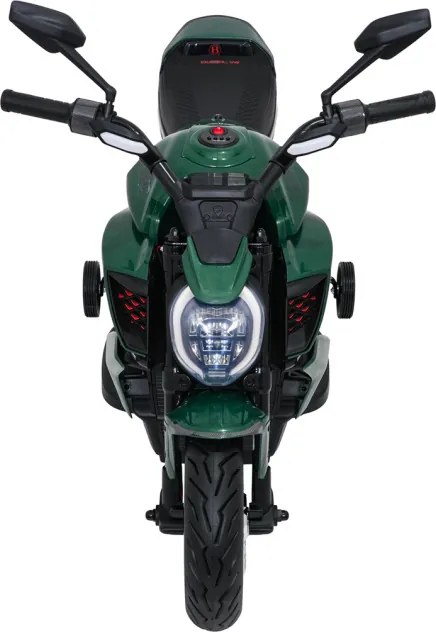 Elektrická motorka Ducati Diavel x Bentley zelená