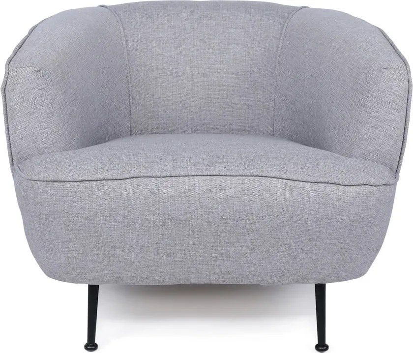 Sivé kreslo Piccoli – Artie