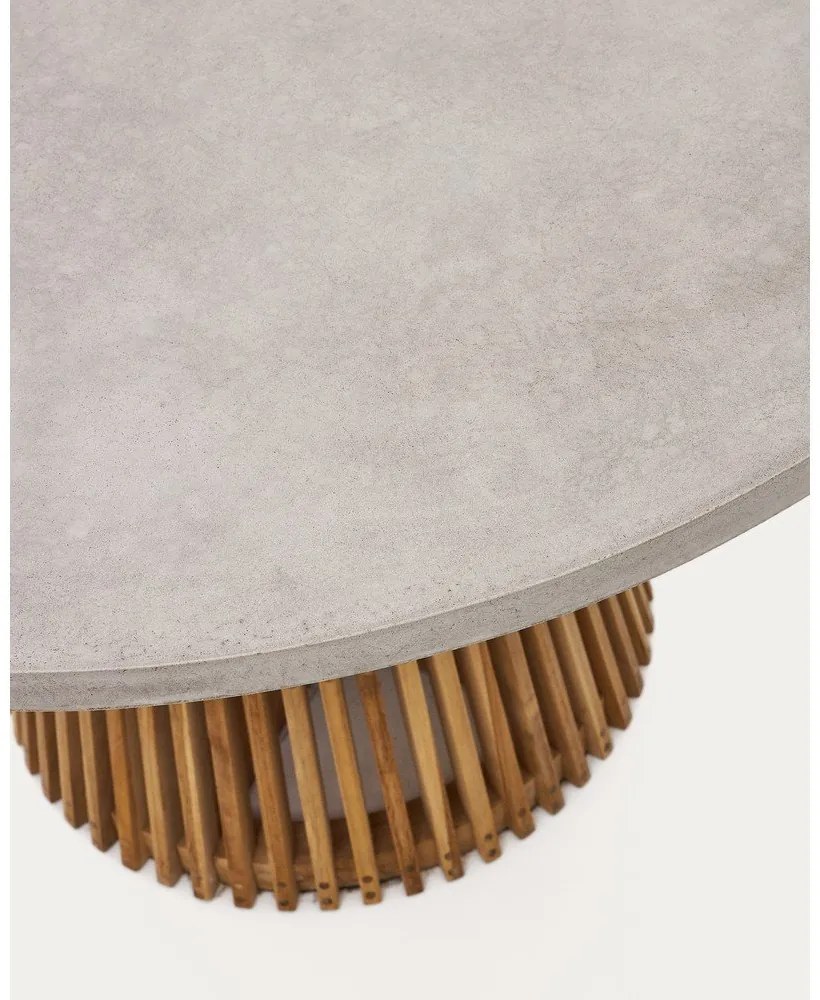 Okrúhly záhradný jedálenský stôl ø 120 cm Alcaufar – Kave Home