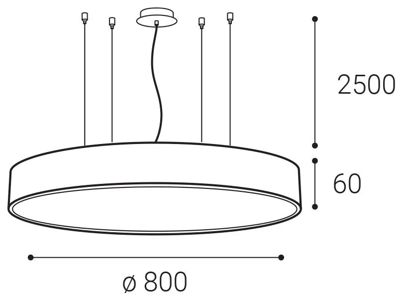 LED2 MONO SLIM 80 P-Z, B 80W 2CCT 3000K/4000K 3274453