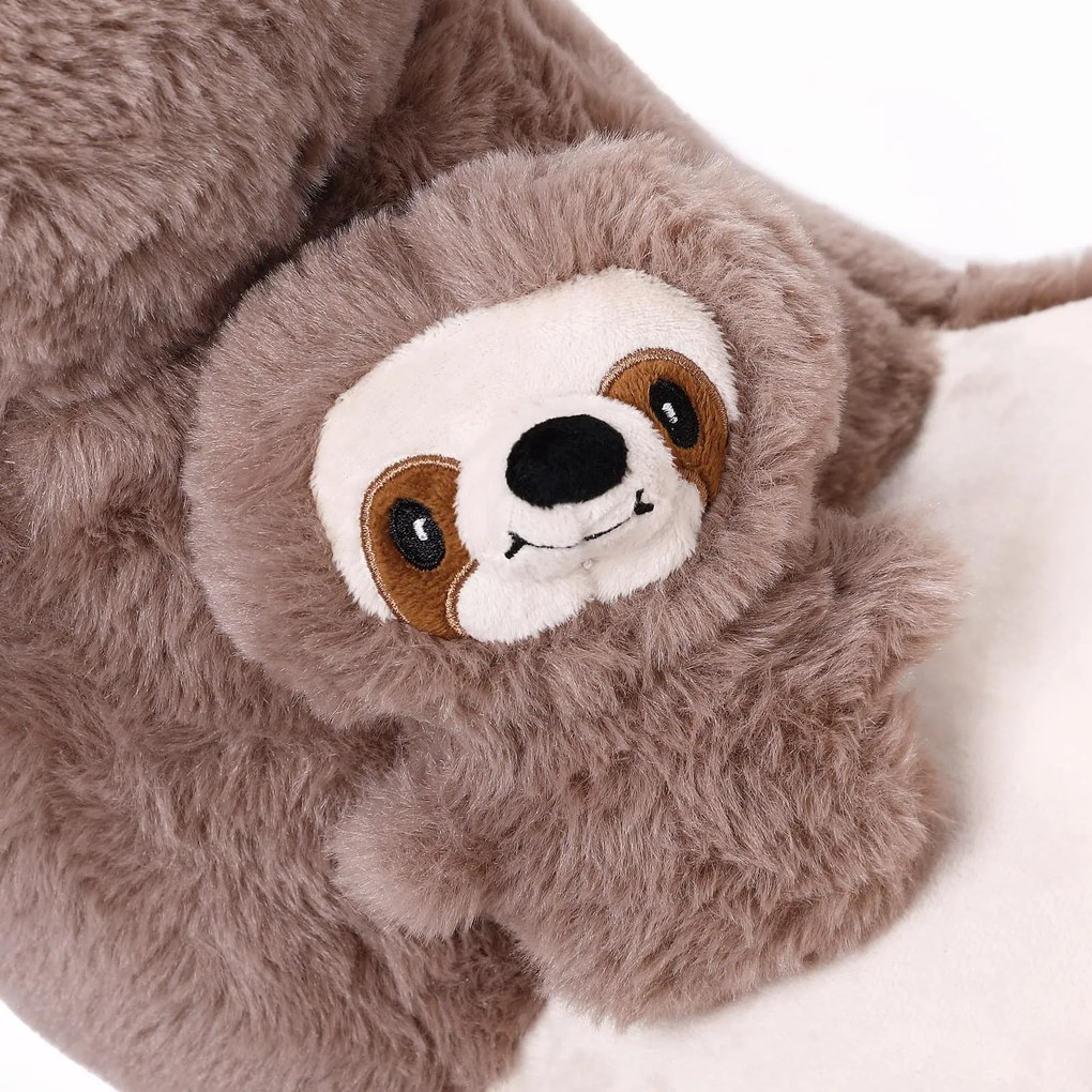 Spielwerk Hojdací leňochod s bezpečnostným pásom, hnedá