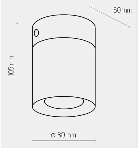 Bodové svietidlo VICO WHITE 1xGU10/10W/230V