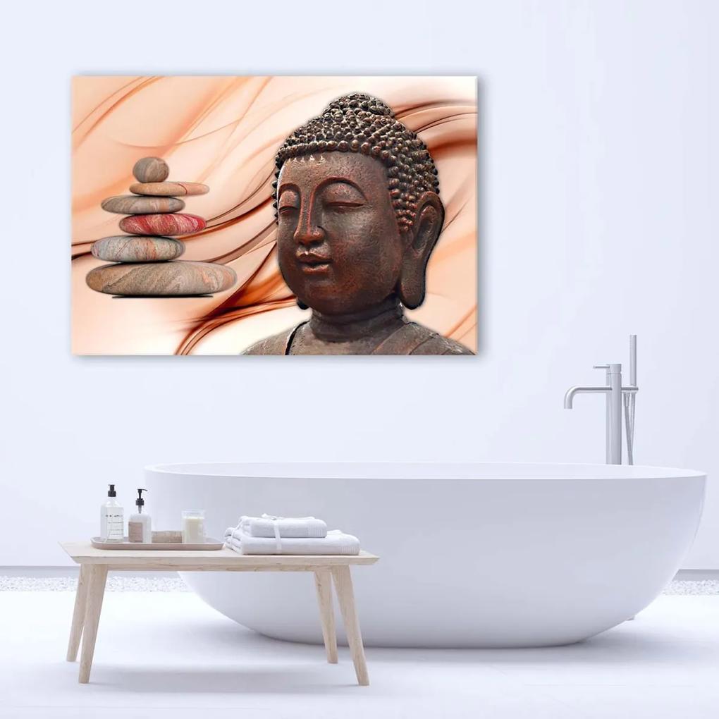 Obraz na plátně Buddhův kámen - 120x80 cm