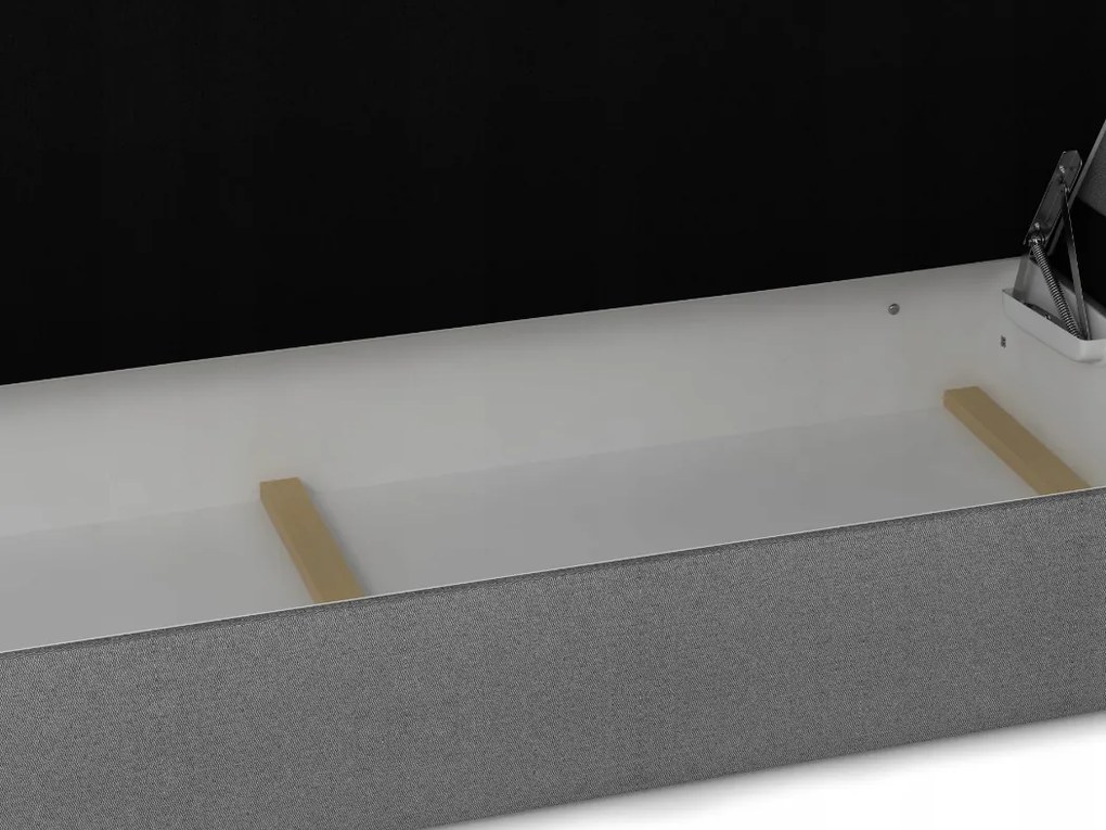Manželská posteľ  Boxspring 140 cm Fade 2 (tmavohnedá) (s matracom a úložným priestorom). Akcia -20%. Vlastná spoľahlivá doprava až k Vám domov. 1046495