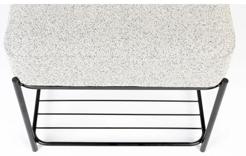 Svetlosivý taburet Milou – White Label