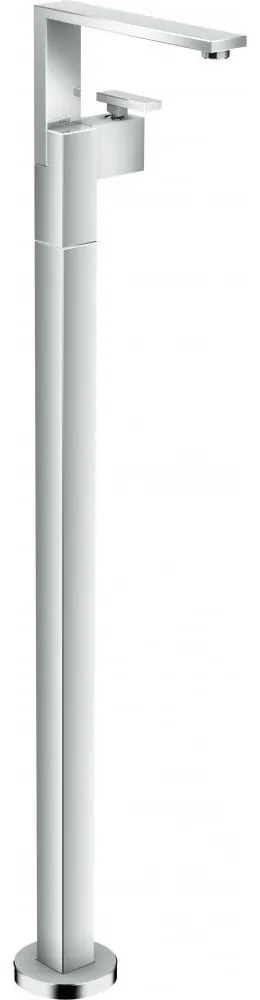 AXOR Edge páková umývadlová batéria voľne stojaca na podlahe, s odtokovou súpravou Push-Open, chróm, 46040000