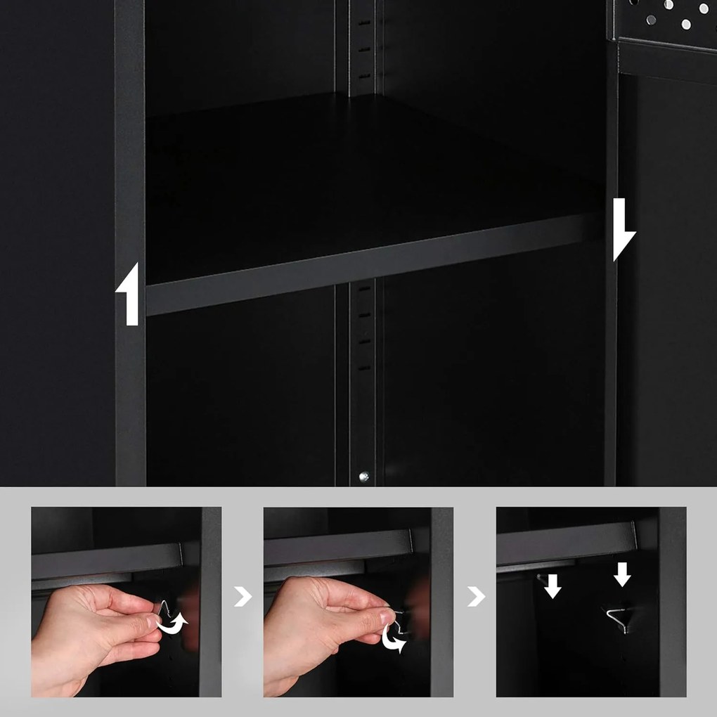 Úložná skrinka Teduo čierna