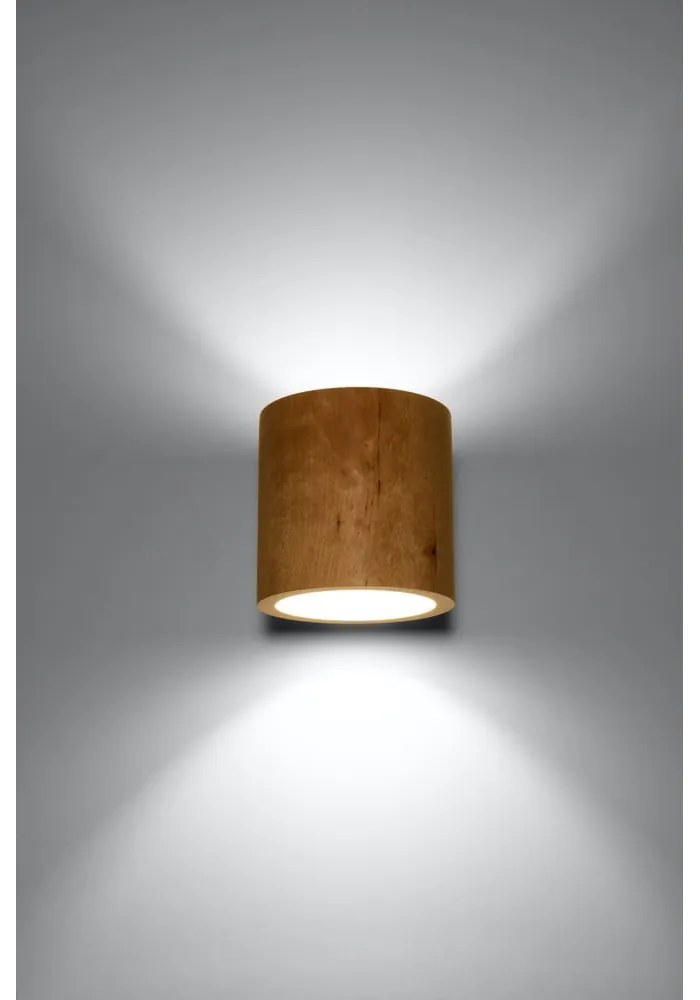 Drevené nástenné svietidlo Nice Lamps Roda