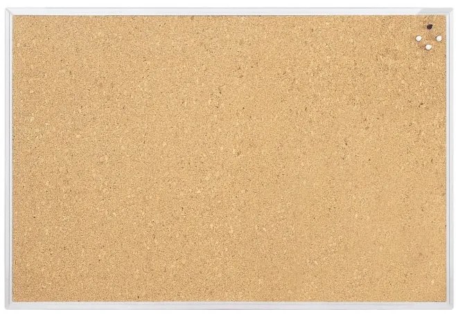 Korková tabuľa Magnetoplan 120 x 90 cm, hliník