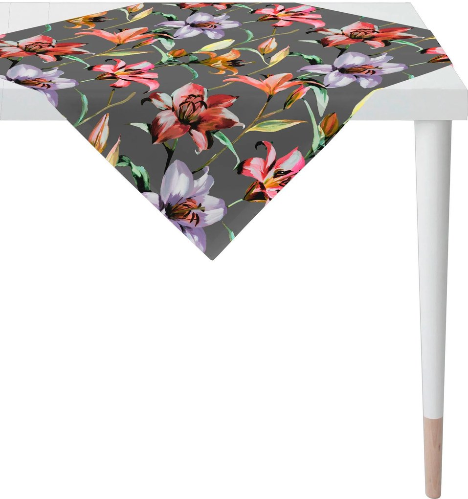 XXXLutz OBRUS, 85/85 cm, antracitová, viacfarebná Novel - Textil do domácnosti - 004140083701