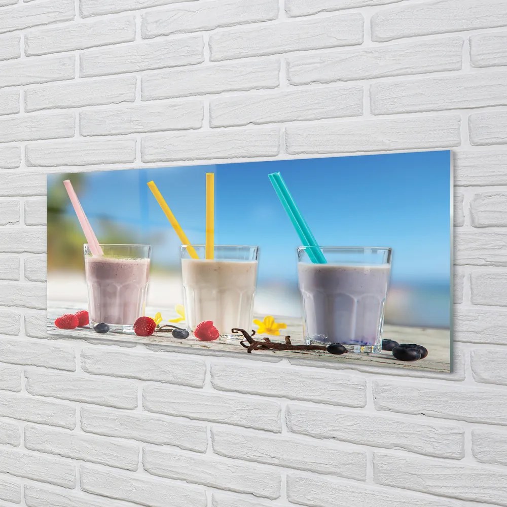 Obraz plexi Cocktail sklo farebné slamky 120x60 cm