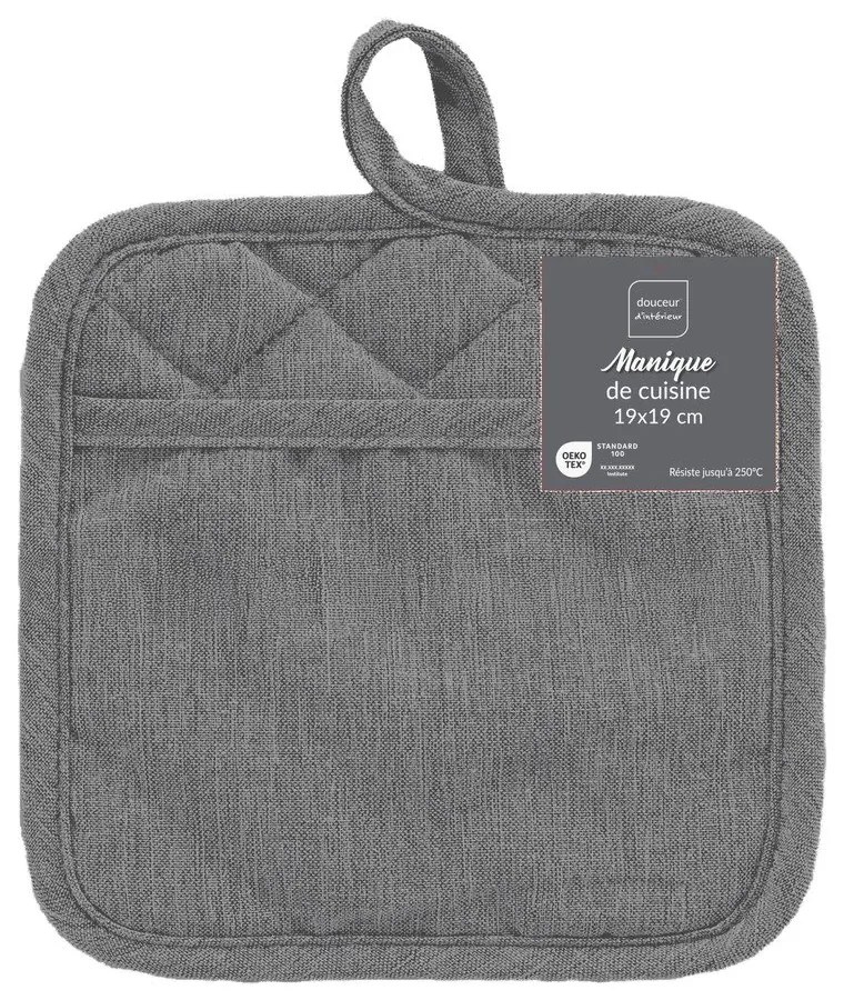 Silikónová/zo zmesi vlákien chňapka Adam – douceur d'intérieur