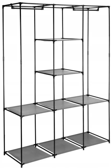 Šatníková skriňa SONIA antracitová