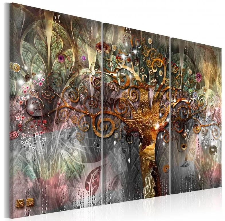 Artgeist Obraz - Golden Tree I Veľkosť: 60x40, Verzia: Na talianskom plátne